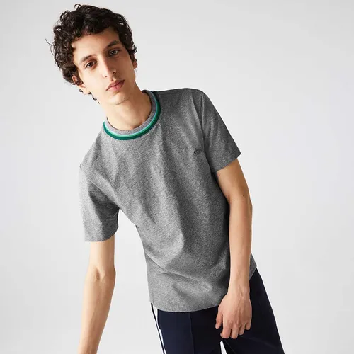 Thời trang - Áo Thun Lacoste Men’s T-Shirt TH8064 QZ8 Màu Xám - Vua Hàng Hiệu