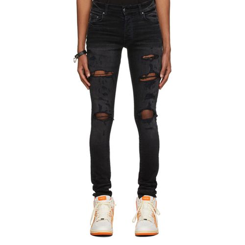 Quần Jeans Amiri Thrasher Plus Jeans In Black XMD005-023 Màu Đen