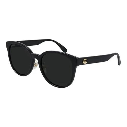 Kính Mát Gucci Grey Oval Ladies Sunglasses GG0854SK 004 56 Màu Đen Xám-1