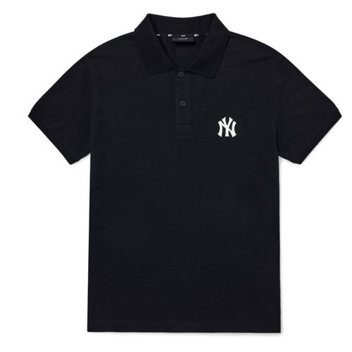 Áo Polo MLB Basic Slim Fit Collar T-Shirt New York Yankees 3LPQ01023-50BKS Màu Đen Size L