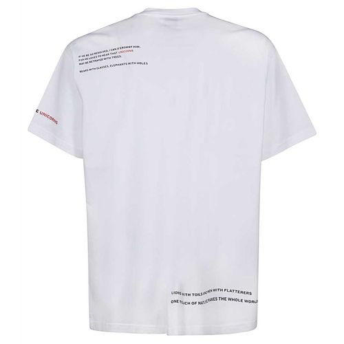Áo Phông Burberry 8031311 1005 Montage T-Shirt White Màu Trắng-1