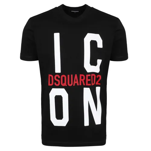 Áo Phông Dsquared2 Icon T-Shirt S79GC0021 Màu Đen