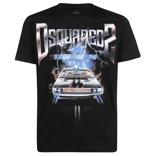 Áo Phông Dsquared2 Men’s 1964 Graphic Logo Print T-Shirt S71GD1071 Màu Đen