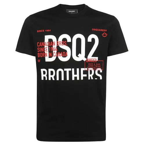 Áo Phông Dsquared2 Men's Bro Cool T-Shirt DSQ2 S74GD0992 Màu Đen