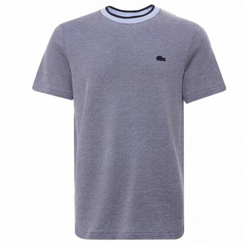 Áo Phông Lacoste Crew Neck Premium Cotton T-Shirt – Blue TH1783-BDV Màu Xám