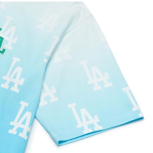 Áo Phông MLB Gradation Monogram Overfit T-Shirt LA Dodgers 3ATSM6223-07GNL Màu Xanh Size M-3