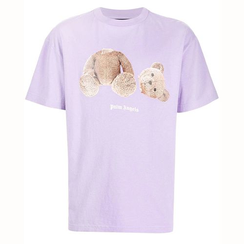 Áo Phông Palm Angels Teddy Bear-Print T-Shirt PMAA001F21JER0233660 Màu Tím