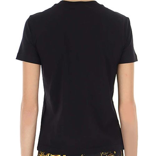 Áo Phông Nữ Versace Jeans Couture T-Shirt Schwarz Regular Fit 71HAHF00-71DP613 Màu Đen-2