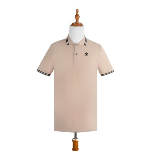 Áo Polo Bally Logo Thêu Đen 603843-50-108 Màu Beige-1