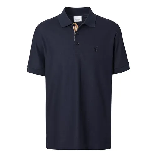 Áo Polo Burberry TB 8014004 Monogram Motif Shirt Màu Xanh Navy