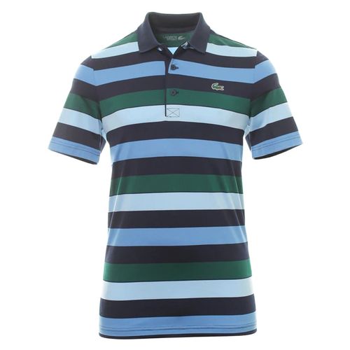 Áo Polo Lacoste Golf Block Stripe Polo Shirt DH6914 YN2 Phối Màu Xanh