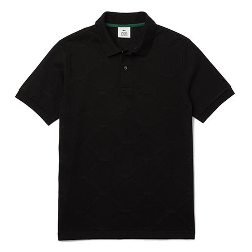 Áo Polo Lacoste Men’s Live Standard Fit Monogram DH0891 C31 Patterned Shirt  Màu Đen