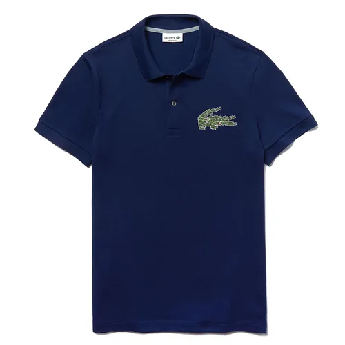 Áo Polo Lacoste Men's Regular Fit Multi Croc Badge Cotton Piqué Màu Xanh Navy Size M