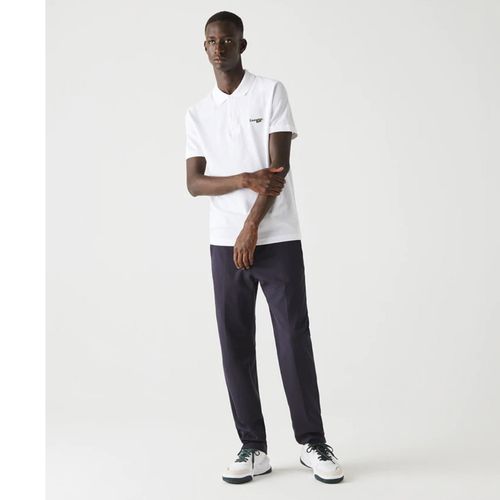 Áo Polo Lacoste Men's Regular Fit Solid Cotton Piqué PH1861 Màu Trắng Size S-2