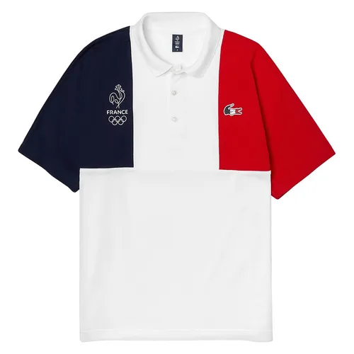 Áo Polo Lacoste Men's Sport French Sporting Spirit Edition Tricolor Cotton PH7674-00 Phối Màu Size S