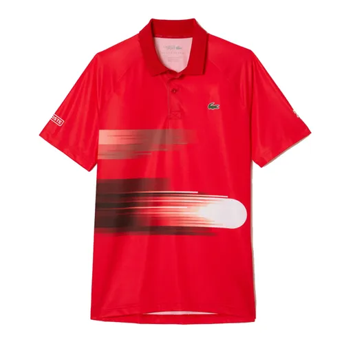 Áo Polo Men's Lacoste DH0853 Novak Djokovic Màu Đỏ Size 5 - Thời trang - Vua Hàng Hiệu