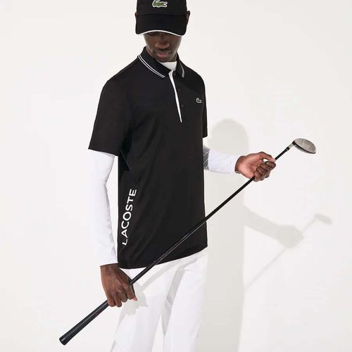 Áo Polo Men's Lacoste Sport Signature Breathable Golf Polo Shirt Marine Màu Đen Size S-5