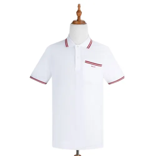 Thời trang - Áo Polo Nam Bally 603842-50-70 Màu Trắng - Vua Hàng Hiệu