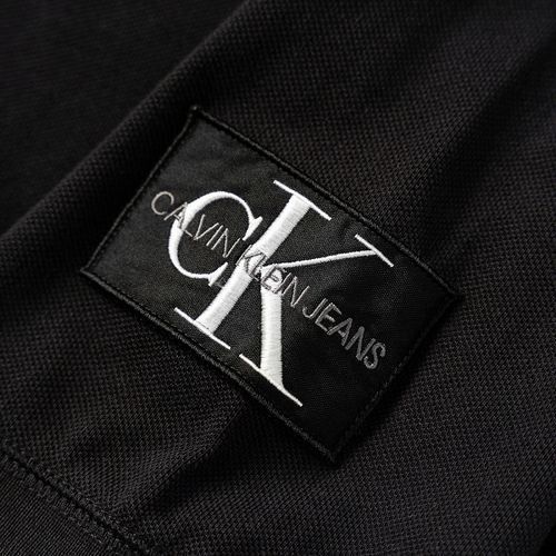 Áo Polo Nam Calvin Klein CK Logo Màu Đen Size S-4