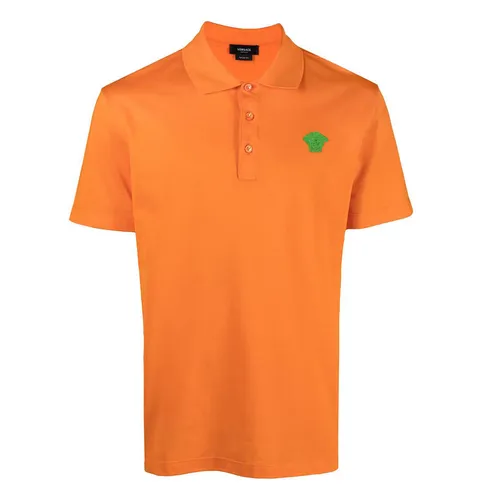 Áo Polo Versace Collection Men's Orange Medusa Polo T-shirt A87427 A237141 Màu Cam