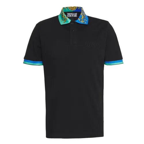 Áo Polo Versace Jeans Couture Noir - 72GAGT07 CJ01T 899 R Baroque Màu Đen