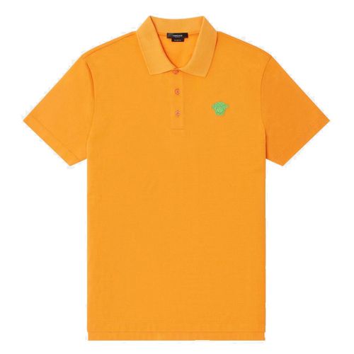 Áo Polo Versace Medusa Polo Shirt Orange A87427 A237141 Màu Cam