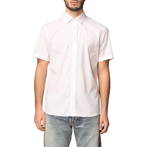 Áo Sơ Mi Burberry Shirt In Stretch Cotton 8032313-A1464 Màu Trắng-3