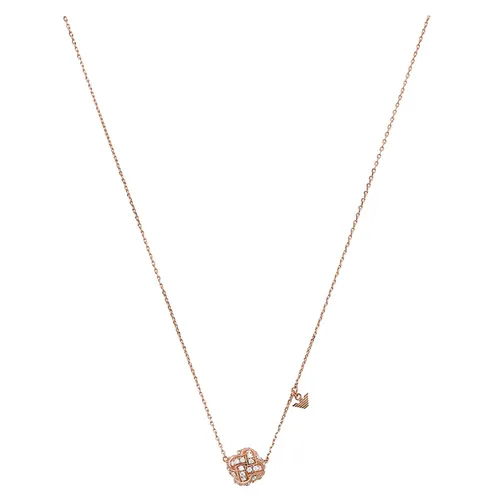 Dây Chuyền Emporio Armani Rose Gold Sterling Silver Chain Necklace Màu Vàng Hồng