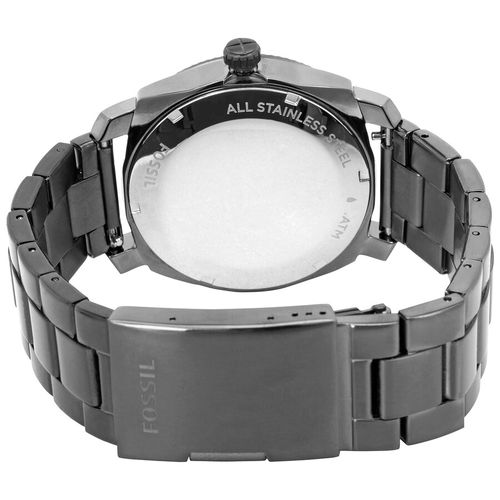 Đồng Hồ Fossil Machine Black Dial Smoke Ion-plated Men's Watch FS4774IE Màu Đen Xám-3