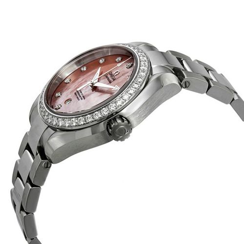 Đồng Hồ Nữ Omega Seamaster Aqua Terra Automatic Diamond Watch 231.15.34.20.57.003 Màu Hồng Bạc-2