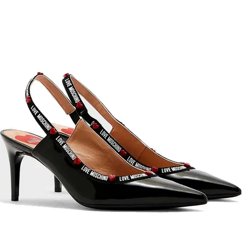 Giày Cao Gót Sandals Love Moschino Nero JA10057G1CID0000 Màu Đen Size 37