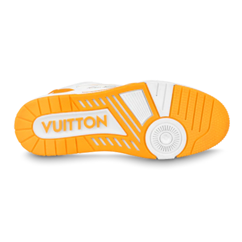 Giày Thể Thao Nam Louis Vuitton Sneaker LV Trainer Sneaker 1A9ZI6 Màu Trắng Vàng Size 42-6