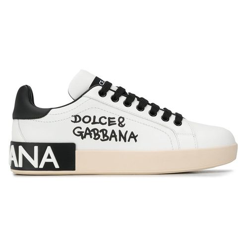 Giày Sneakers Dolce & Gabbana D&G Logo CK1544 AW710 Màu Trắng-5