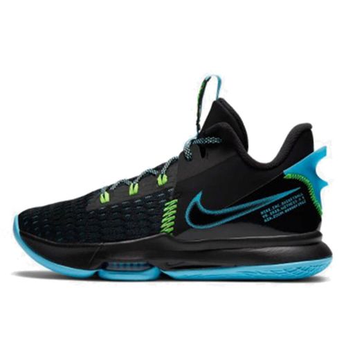 Giày Thể Thao Nike Lebron Witness 5 Ep 'Black Light Blue Fury' CQ9381-004 Màu Đen Size 41-1