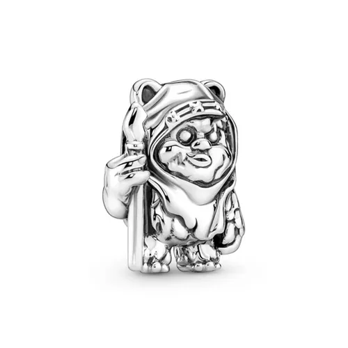 Hạt Vòng Charm Pandora Star Wars Ewok Màu Bạc