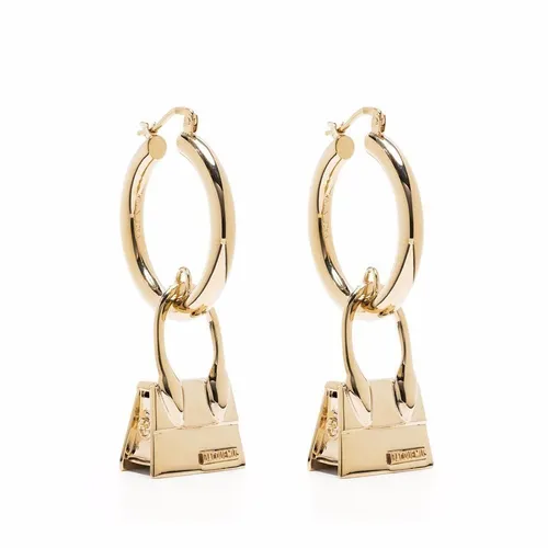 Trang sức Jacquemus - Khuyên Tai Jacquemus Les Chiquito Bag Earrings Màu Vàng - Vua Hàng Hiệu