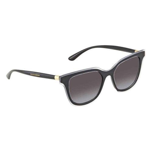 Kính Mát Dolce & Gabbana D&G Grey Gradient Square Ladies Sunglasses DG4362 53838G 51 Màu Xám