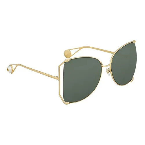 Gucci - Kính Mát Gucci Green Sunglasses GG0252S 005 63 - Vua Hàng Hiệu