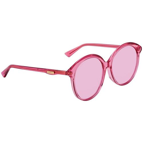 Kính Mát Gucci Pink Round Alternate Fit Sunglasses GG0257SA 005 59