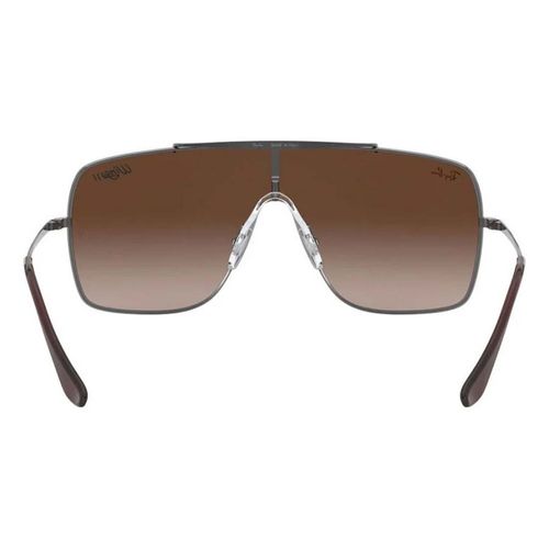Kính Mát Rayban Wings II Brown Gradient Shield Unisex Sunglasses RB3697 004/13 35 Màu Nâu-2