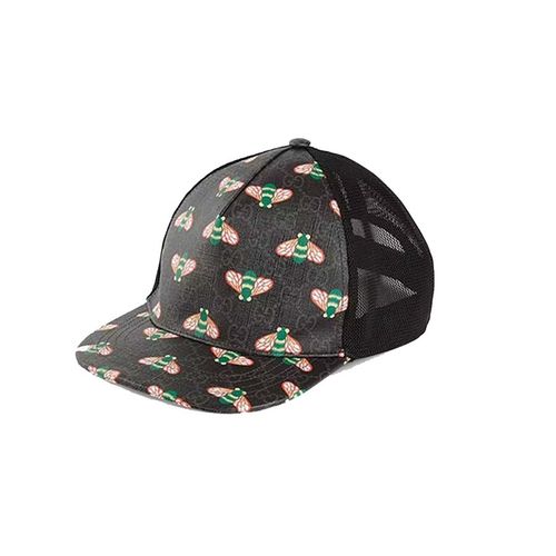 Mũ Gucci GG Supreme Bee Print Baseball Hat Màu Đen Size L-4