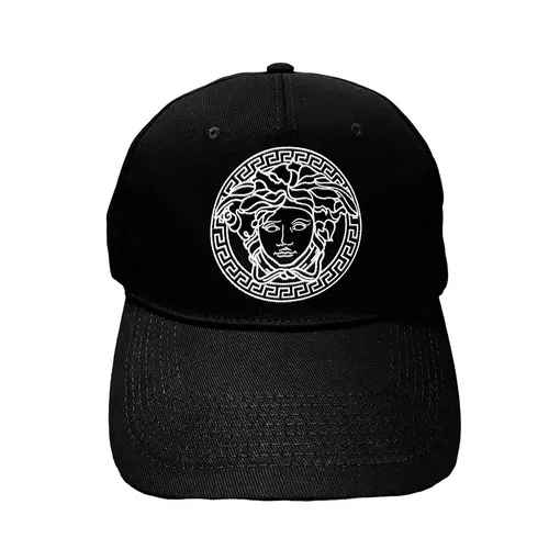 Mũ nón Versace - Mũ Versace With Medusa Cap Màu Đen Size 58 - Vua Hàng Hiệu