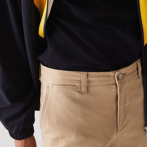 Quần Dài Nam Lacoste Men's Trousers HH9553 02S Màu Beige Size 29-3
