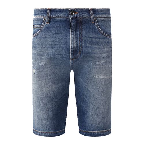 Quần Shorts Jeans Dolce & Gabbana GY4JED-G8BF7 Màu Xanh Nhạt