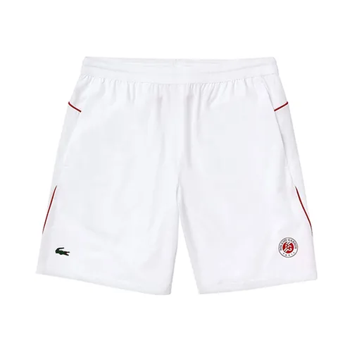 Quần Shorts Lacoste GH4766 Rolan Garos x Jocovitch Màu Trắng Size M - Thời trang - Vua Hàng Hiệu