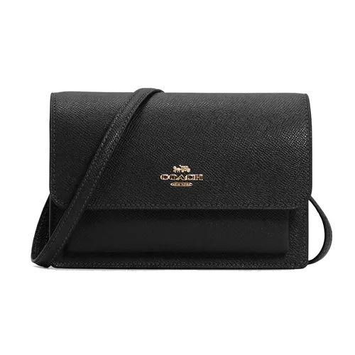 Túi Đeo Chéo Coach Foldover Belt Bag Màu Đen