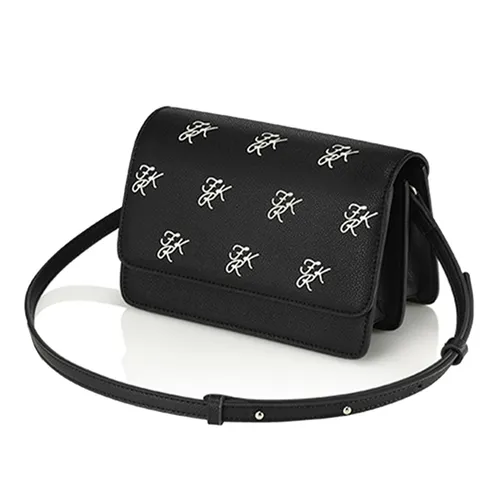 Túi Đeo Chéo Find Kapoor Accordion Bag 18 Pattern Solid Black Màu Đen