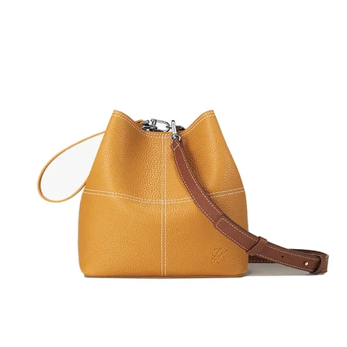 Túi Đeo Chéo Find Kapoor Pingo Bag 20 Stitch Solid Mustard Màu Vàng - Túi xách - Vua Hàng Hiệu