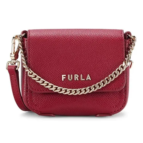 Túi Đeo Chéo Furla Maya Leather Mini Bag Màu Đỏ