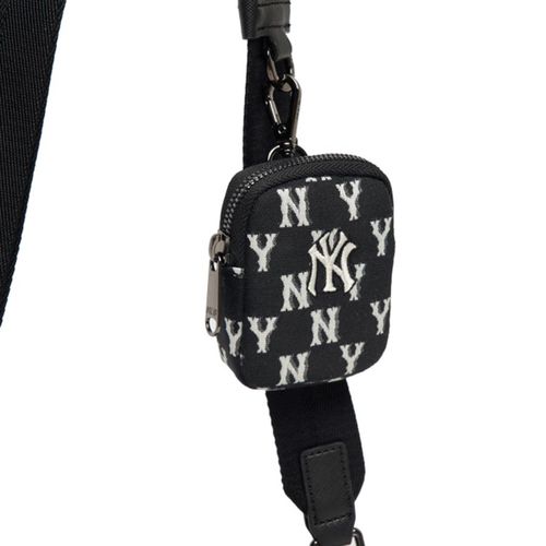 Túi Đeo Chéo MLB Monogram Jacquard Mini Crossbody Bag New York Yankees 3ACRS022N-50BKS Màu Đen-2